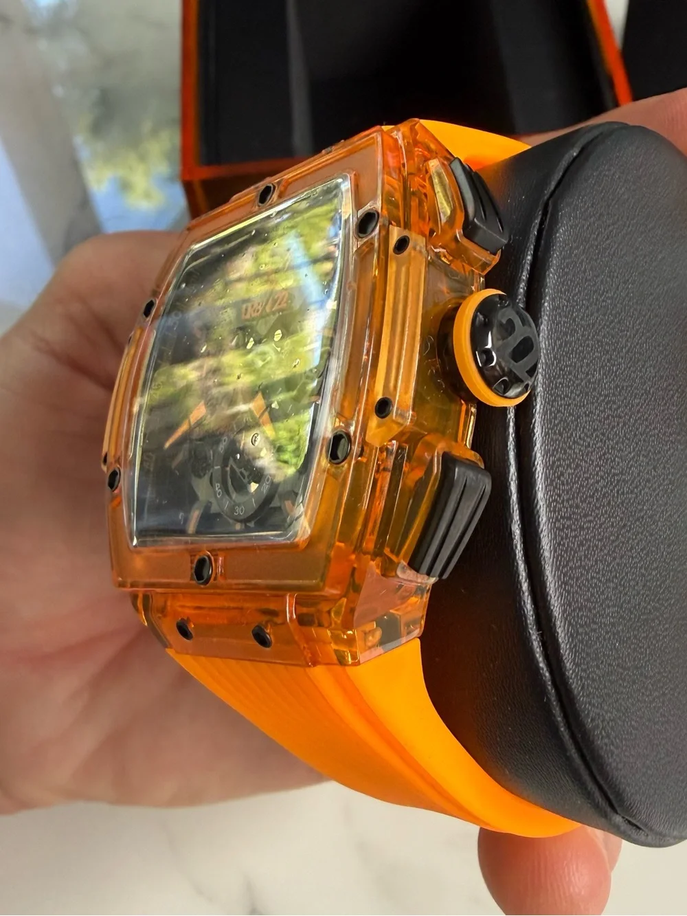URBN 22 Nitro Blazing Orange Chronograph Watch